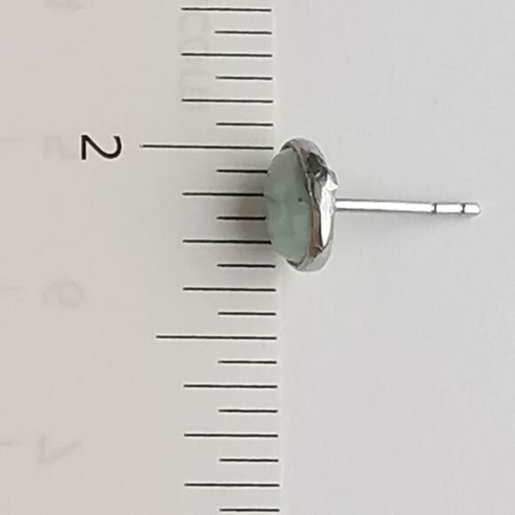 Larimar stud earrings in Sterling Silver 🆕 - Picture 4 of 5